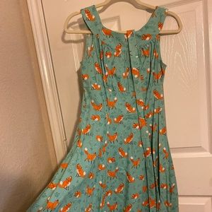Heart of Haute Fox Swing Dress NWOT (Size M)